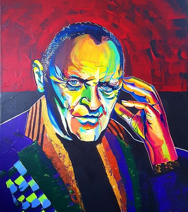 Tableau contemporain de « Anthony Hopkins »