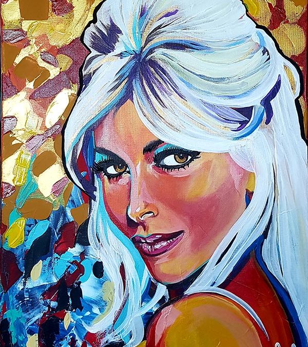 Portrait peint d&rsquo;Antoinette Aron